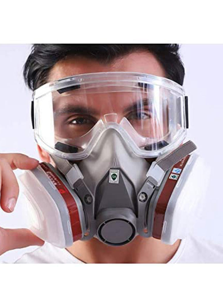 หน้ากากป้องกันแก๊สพิษชนิด6200ห - Dust Mask Construction บทวิจารณ์และราคา
