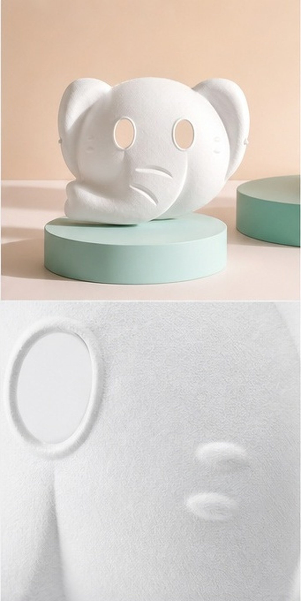 หน้ากากสีขาวเปล่าแบบเต็มหน้า ส - Kids Face Mask บทวิจารณ์และราคา