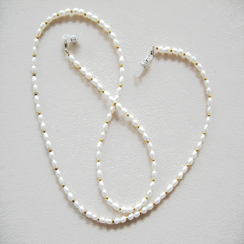 แฟชั่นแว่นตาลูกปัดสร้อยคอมุกธร - Mask Chain Holder บทวิจารณ์และราคา