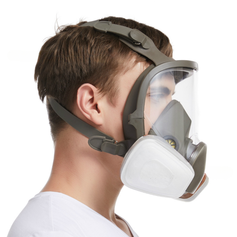 หน้ากากป้องกันก๊าซพิษ6800ป้องก - Dust Mask Construction บทวิจารณ์และราคา