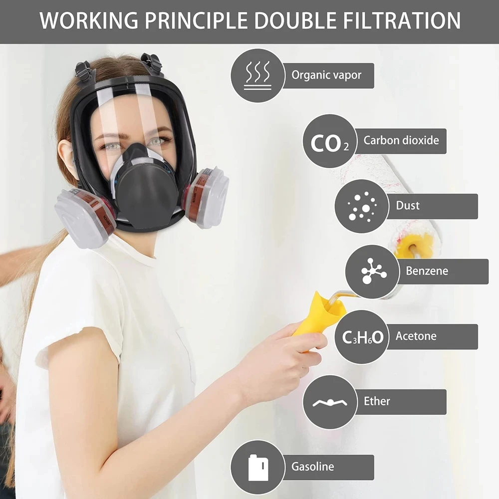 6800 อุตสาหกรรมจิตรกรรม Sprayi - Dust Mask Construction บทวิจารณ์และราคา